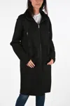 Diesel Black Gold Leather Listy-a Coat In Black