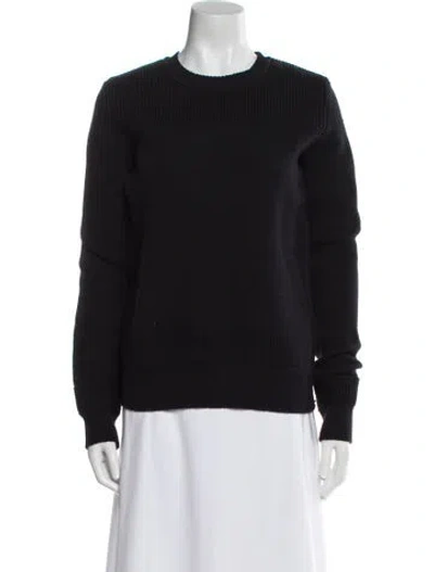 Pre-owned Diesel Black Gold Nylon Crew Neck Sweater In Black