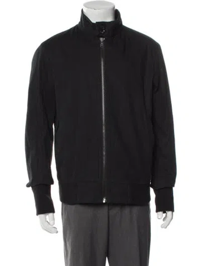Pre-owned Diesel Black Gold Windbreaker In Black