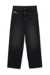 Diesel 2001 D-macro Straight Jeans In Black