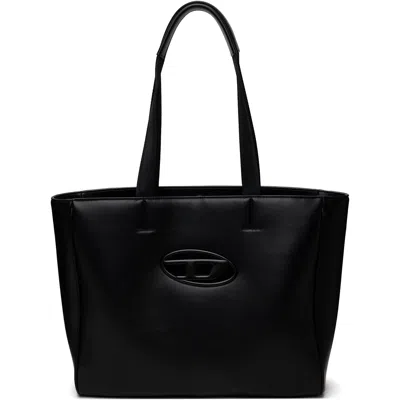 Diesel Black Holi-d-square Bonded Neoprene Shopper Tote In T8013