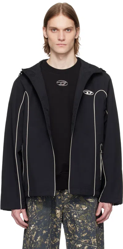 Diesel Black J-hives Jacket In 9xx