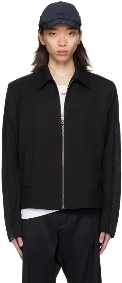Diesel Black J-rhein Denim Jacket In 9xx