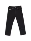 Diesel Black Kids Jeans  In Black
