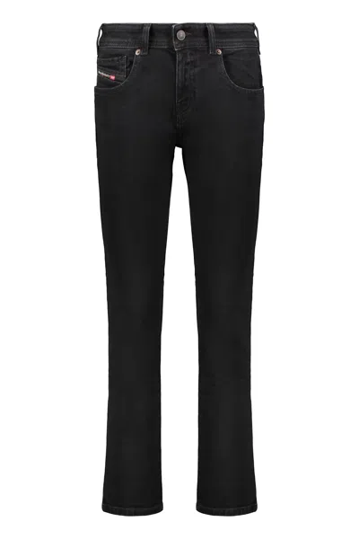 Diesel Slim Fit Jeans With 5 Pockets In Black