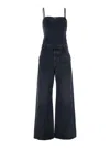 Diesel De-vors Denim Jumpsuit In Black