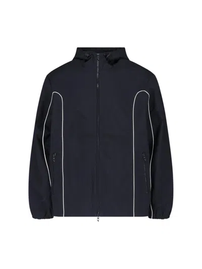 Diesel Black J-hives Fabric Jacket In Blue