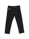 Diesel Black Kids Jeans  In Black