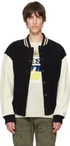 Diesel Black L-nyman Bomber Jacket In 9xx