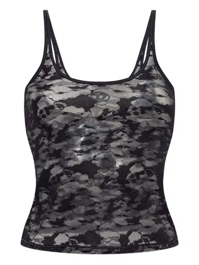 DIESEL BLACK LACE  'KIRSTEN' TOP