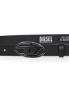Diesel Black Leather B-1dr 25 Belt