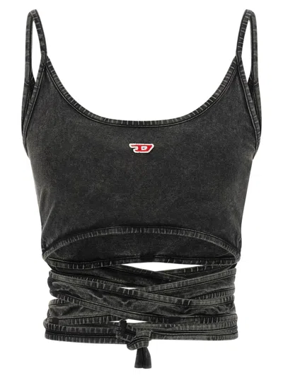 DIESEL BLACK LEYA TAIL TOP