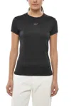 Diesel Monogram-plaque T-shirt In Black