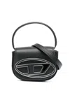 Diesel Handle Mini Leather Cross-body Bag In Black