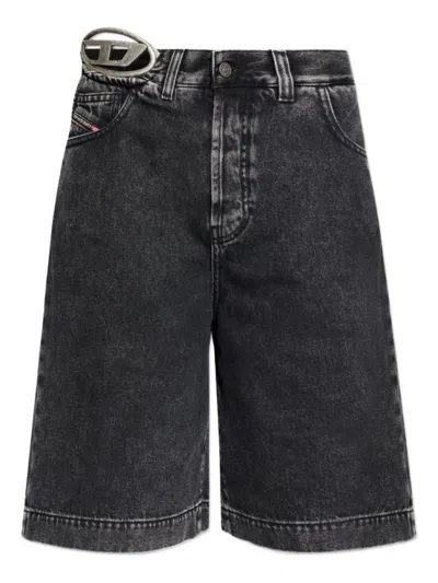 Diesel Black Logo Shorts