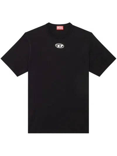 DIESEL BLACK LOGO T-SHIRT