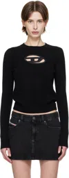 Diesel Black M-areesa-slim Sweater In 9xxa
