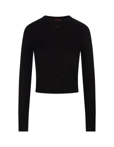 DIESEL BLACK M-AREESAX SWEATER