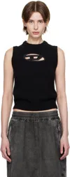 Diesel Black M-argarin-sl Vest In 9xxa
