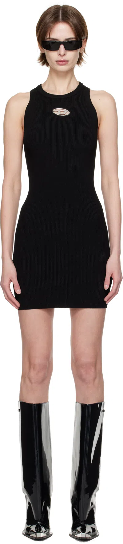 Diesel Black M-caddix Minidress In 9xx