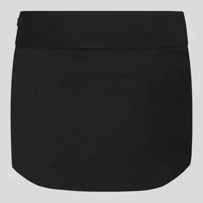 DIESEL DIESEL BLACK MINI SKIRT