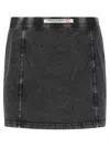 Diesel Skirts Blacks And Greys In Black