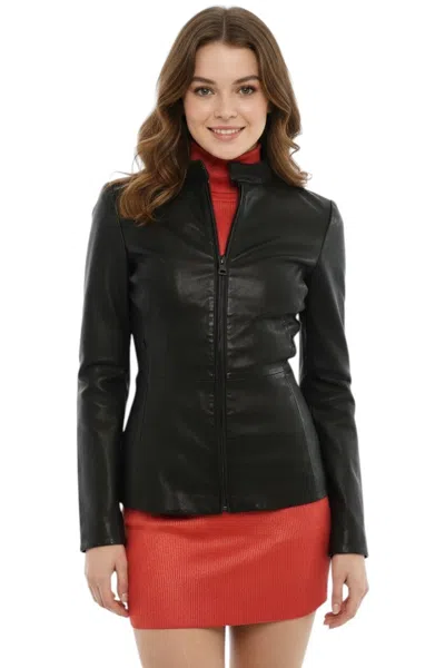Diesel Black Mock Collar Jacket