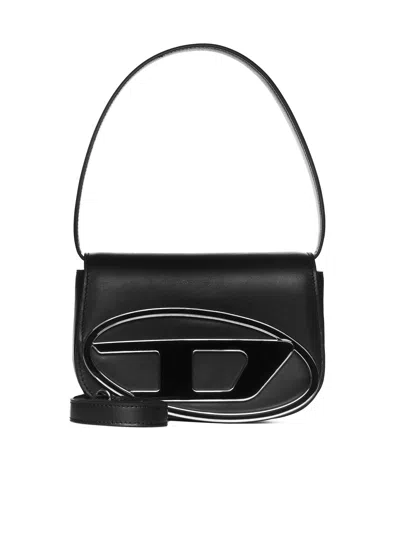 Diesel Black Nappa Leather Bag By