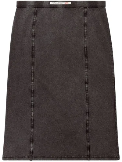 DIESEL BLACK O-ALLEGRA MIDI SKIRT