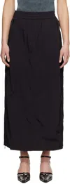Diesel Black O-hazel-q3 Maxi Skirt In 9xx