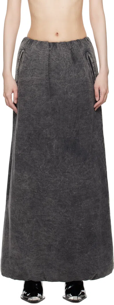 Diesel Black O-tulip Maxi Skirt In 2