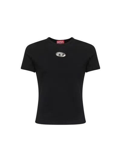 Diesel Black Organic Jersey T-uncutie-long-od-q1 Slim T-shirt
