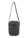 Diesel Black Ovine Leather Crossbody In Gray