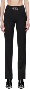 Diesel Women P-erseus Wool Blend Trousers In 9xxa