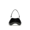Diesel Play-glossy Shoulder Bag In Black
