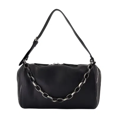 Diesel Fendi Fendi Vanity Leather Mini Bag In Black