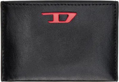 Diesel Black Rave Card Holder In T8013