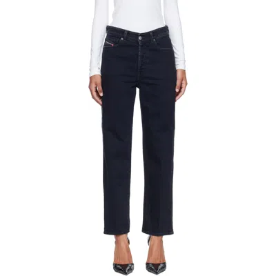 Diesel Black Regular High Waist 1981 D-went Jeans
