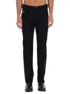 Diesel Black Regular Jeans In Black