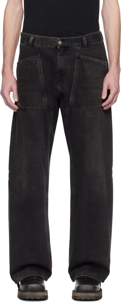 Diesel Black Relaxed D-zeta 09j96 Jeans In 2
