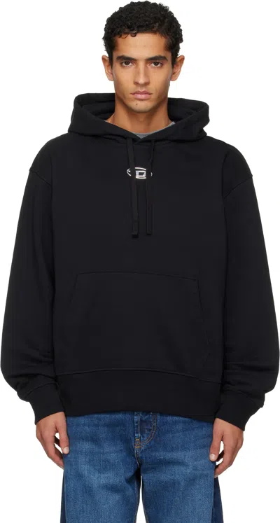 Diesel Men Black S-norm-hood-iod Sweatshirt, Xxl Luxury Sweatshirts & Hoodies For Men Darveys