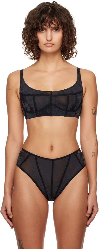 Diesel Black Savage X Fenty Edition C-longline Bra In 9dr