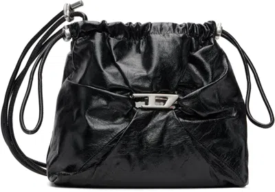 Diesel Black Scrunch-d Bucket Bag
