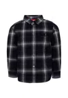 Diesel Black Shirt For Boy With Logo In Black