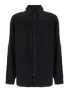 Diesel Black Shirt With D Logo On The Front In Multicolor