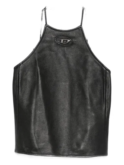 Diesel Black Short Top With Logo