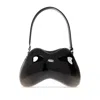 Diesel Double-d Rigid Shoulder Bag In Black