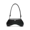 Diesel Play Leather Crossbody Bag In Black