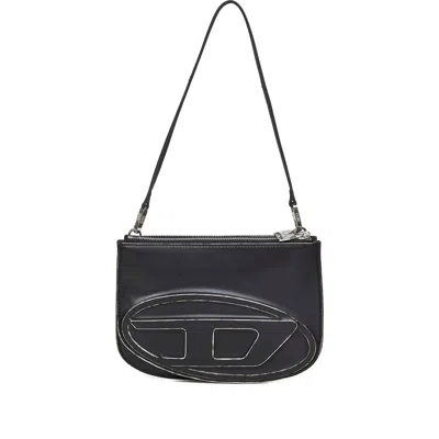 Diesel Black Shoulder Bags Women