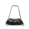 Diesel Cinch-d With Adjustable Strap And Drawstring Sides In Black